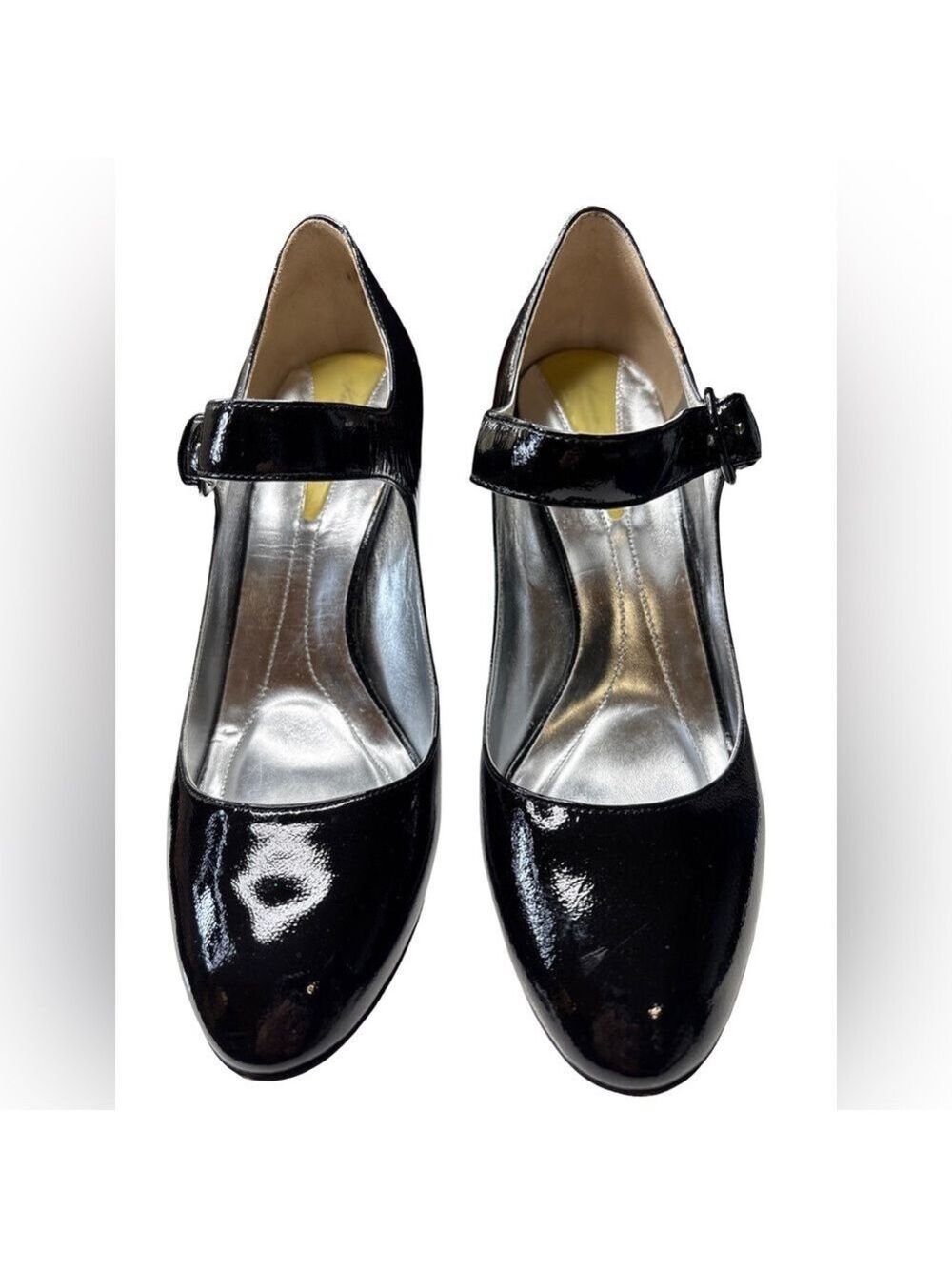 Kenneth Cole Black Patent Stiletto Heels Size 8.5